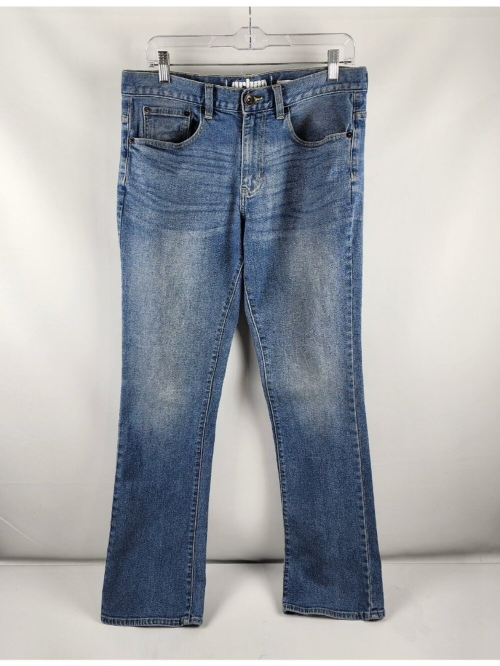 Urban Pipeline Jeans Mens 32x33 Blue Relaxed Bootcut Denim